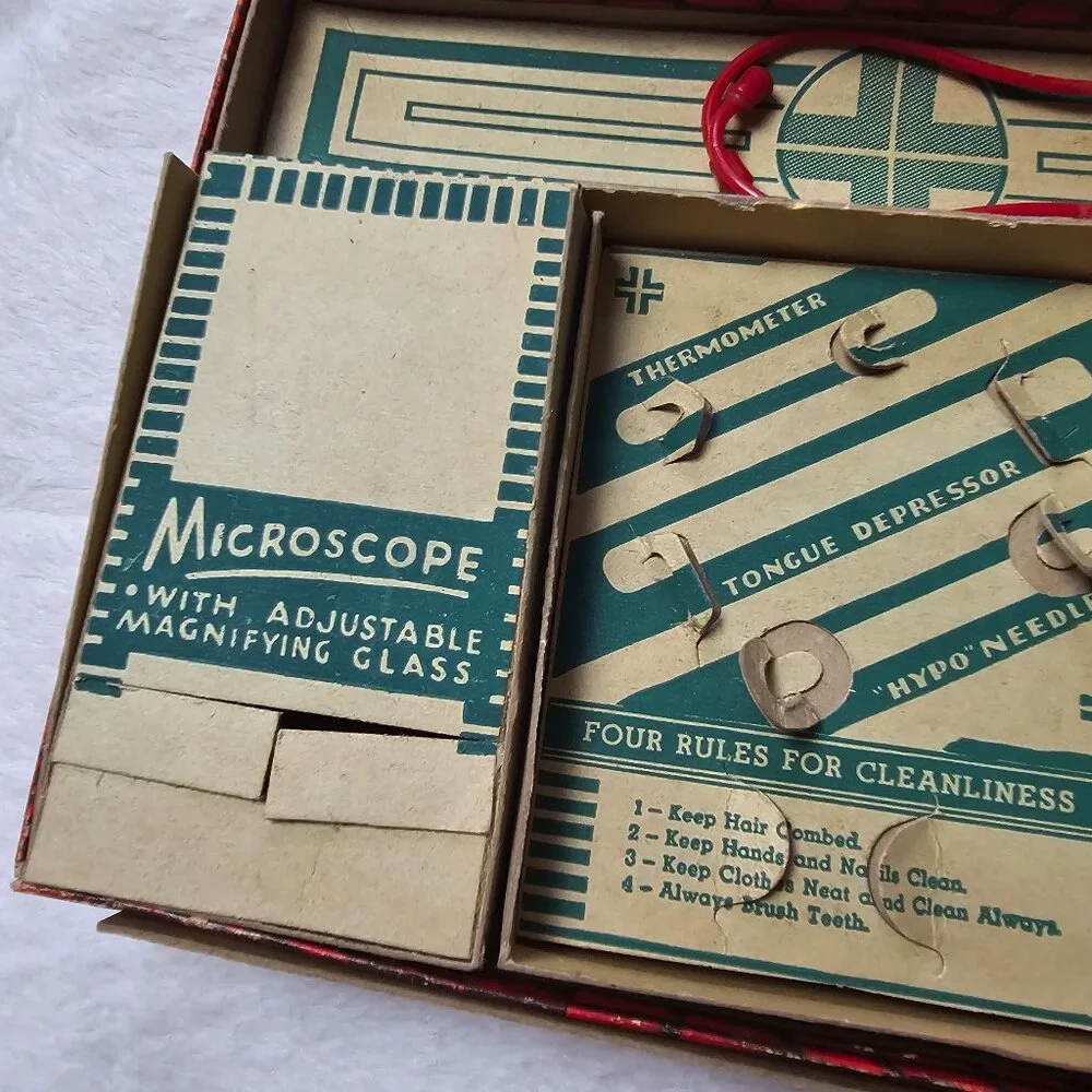 Vintage 1950s Hasbro Dolly's Nurse Kit NO. 1730 Incomplete Advertised in LIFE